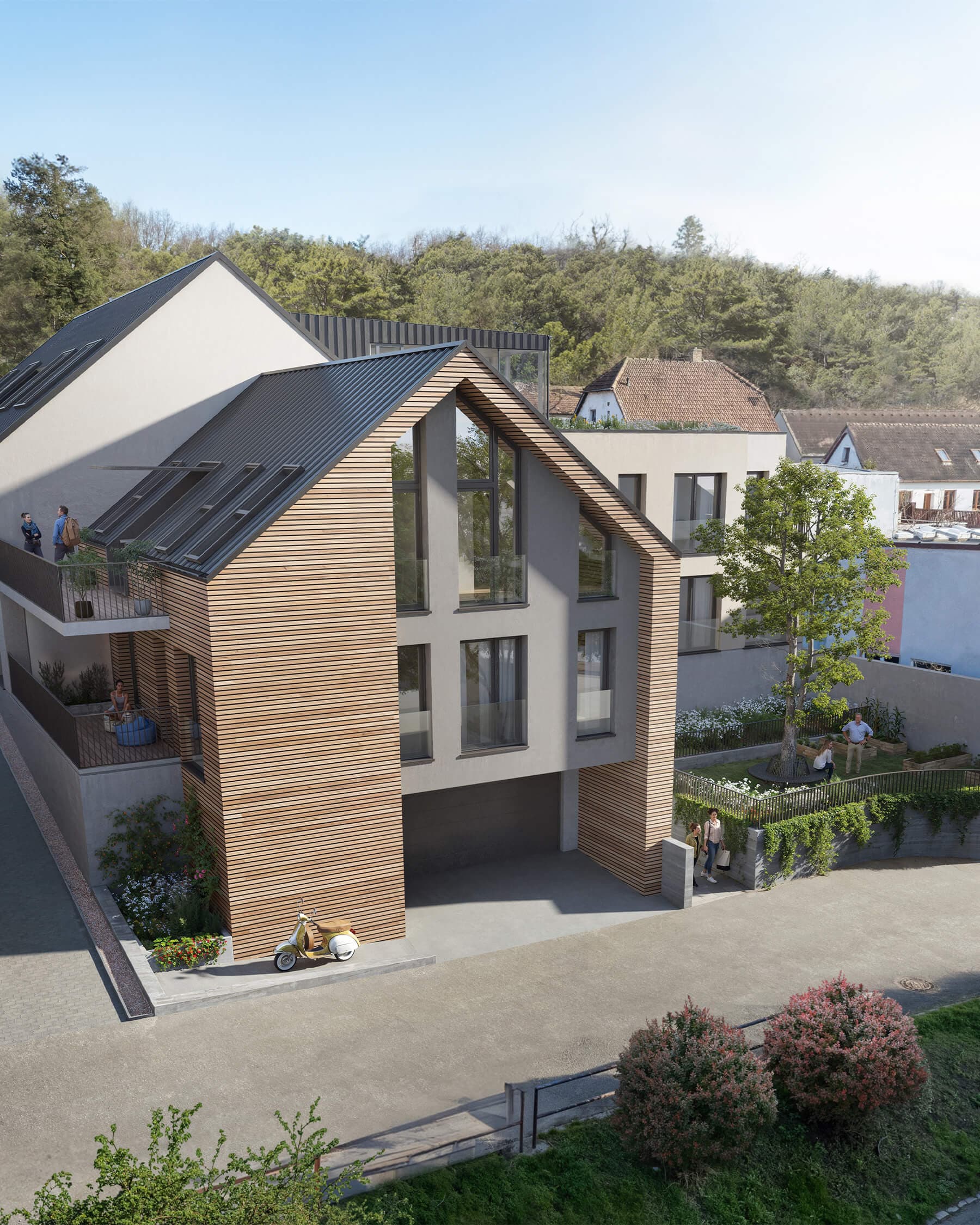 Byty u lesa Hloubětín