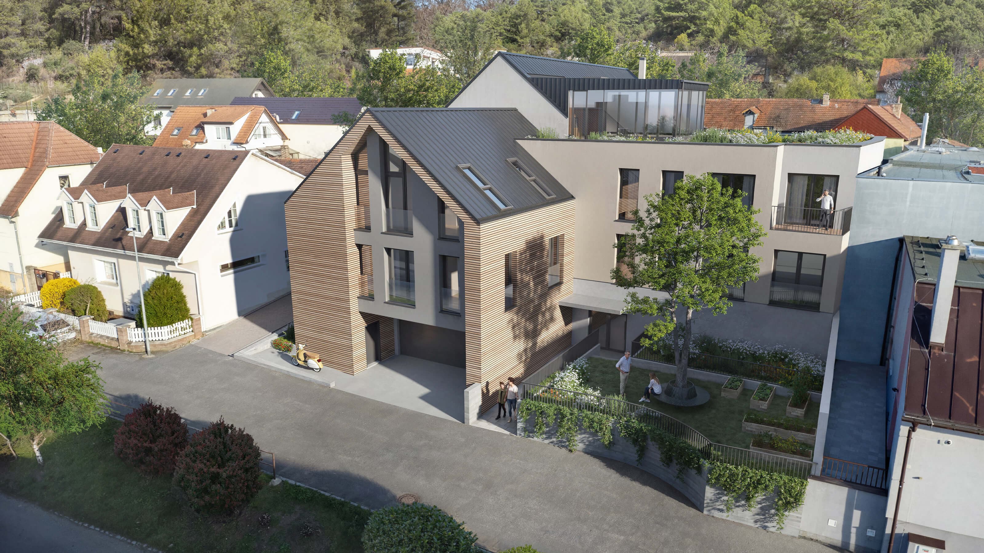 Byty u lesa Hloubětín